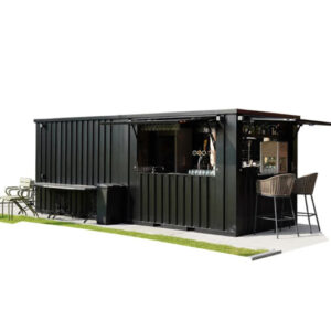 Conteneur Bar Démontable 6×2 XL RAL 9005 & RAL 7016