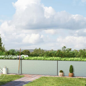 579 x 77 x 77 cm Carré potager surélevé, aluminium eloxé