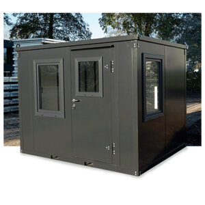 Conteneur bureau - Unité Isolé – Anthracite 4 x 2 m